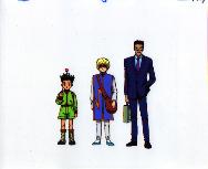 Gon, Kurapika, and Leorio