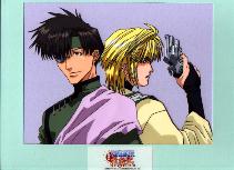 Hakkai and Sanzo reproduction cel