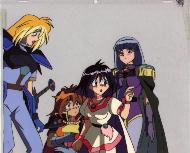 Gourry, Lina, Ameria, and Sheilfiel